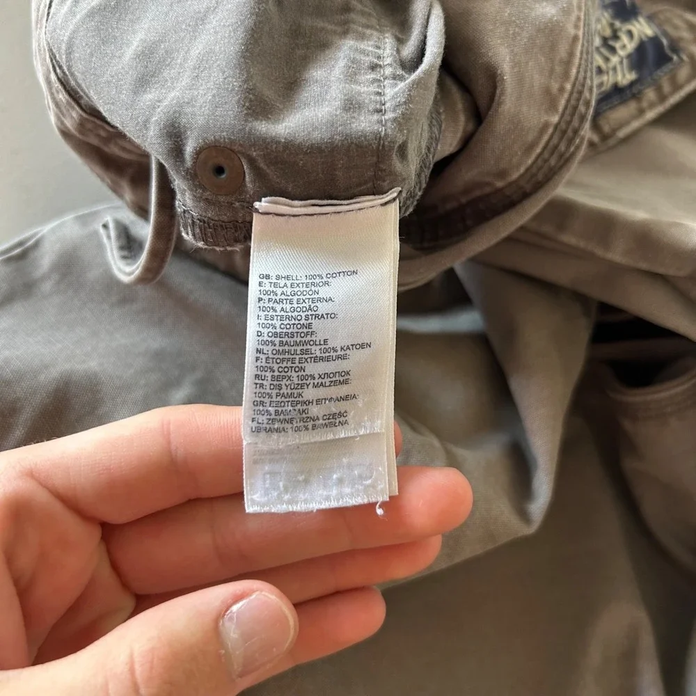 Vintage The North Face Pants Mens 34 Gray Heavyweight Canvas Hiking Distressed